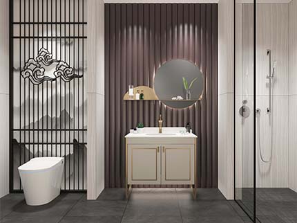 不锈钢浴室柜-YS023 新中式·旖旎轩