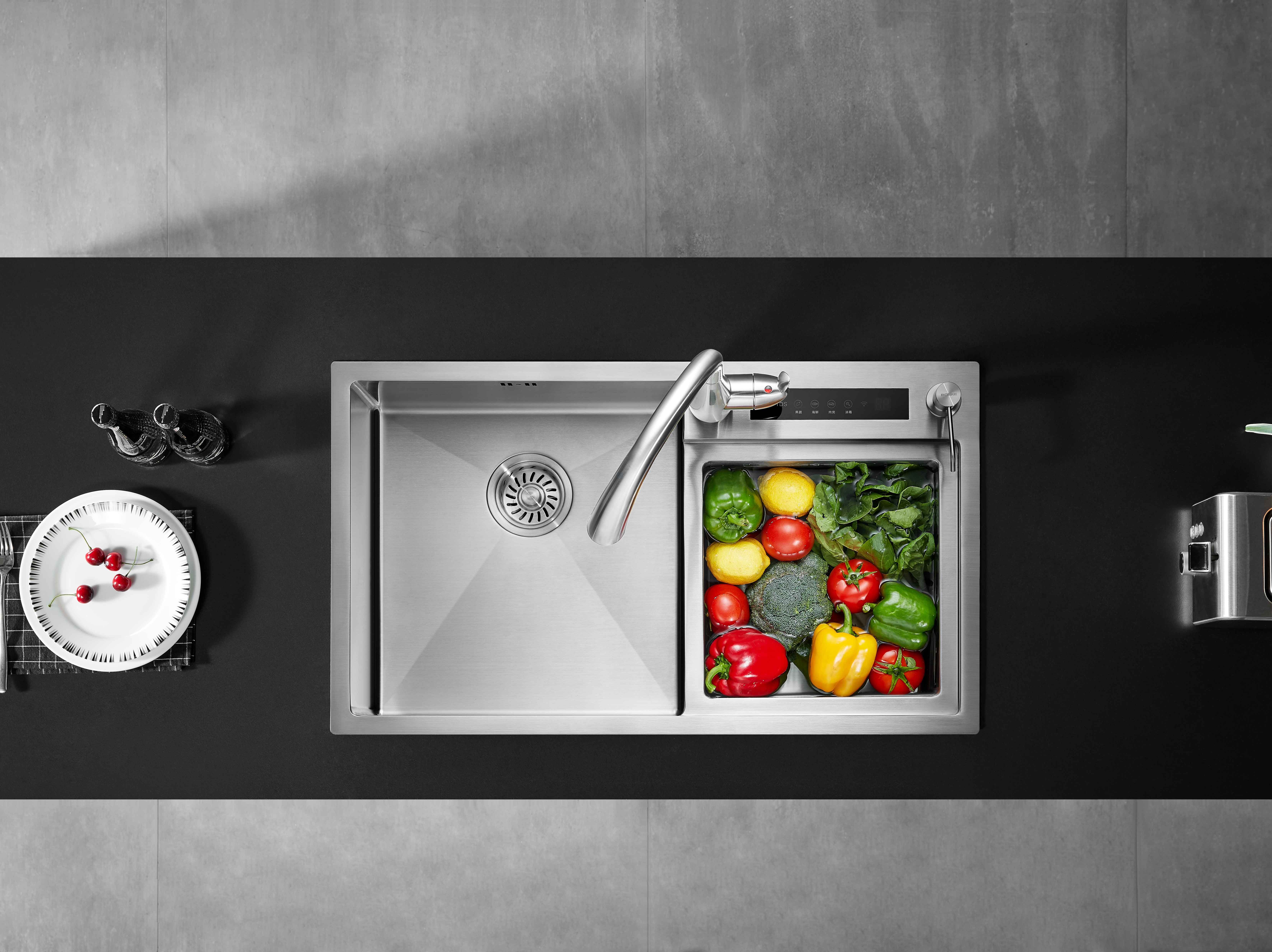 多元“净”界丨邦克水触媒智能净化水槽，重新定义厨房新标准